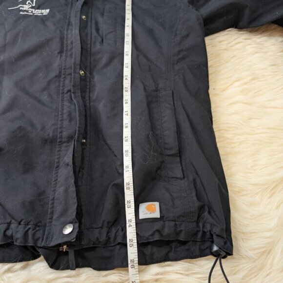 Carhartt Storm Defender Black Jacket Women Size Large - Picture 6 of 8